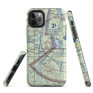 Crow-Mag Airport (33OR) VFR Sectional  Tough iPhone Case