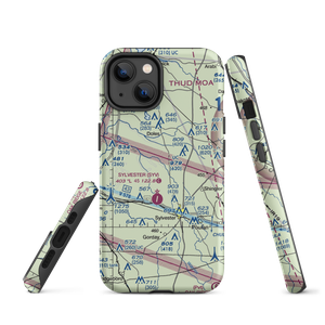 Crowe Airport (GA42) VFR Sectional  Tough iPhone Case