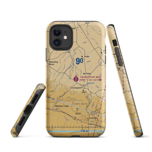 Crownpoint Airport (0E8) VFR Sectional  Tough iPhone Case