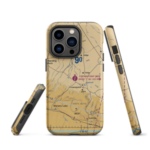 Crownpoint Airport (0E8) VFR Sectional  Tough iPhone Case