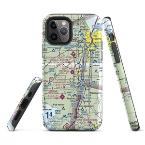 Crystal Airport (MI41) VFR Sectional  Tough iPhone Case