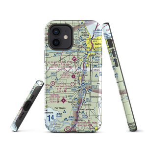 Crystal Airport (MI41) VFR Sectional  Tough iPhone Case