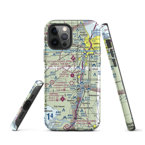 Crystal Airport (MI41) VFR Sectional  Tough iPhone Case