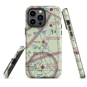 Crystal City Municipal Airport (20R) VFR Sectional  Tough iPhone Case