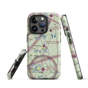 Crystal City Municipal Airport (20R) VFR Sectional  Tough iPhone Case