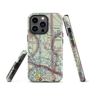 Crystal Lake Airpark (0GE1) VFR Sectional  Tough iPhone Case