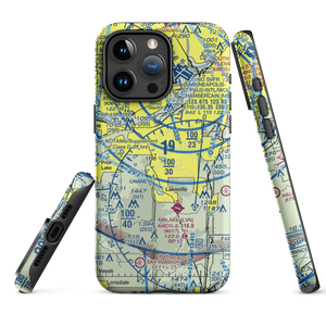 Crystal Lake Seaplane Base (MN09) VFR Sectional  Tough iPhone Case