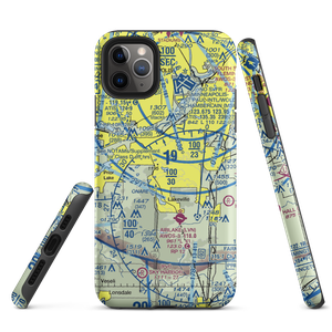 Crystal Lake Seaplane Base (MN09) VFR Sectional  Tough iPhone Case