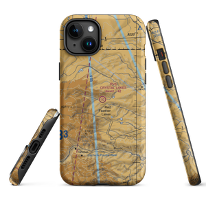 Crystal Lakes Airport (25CO) VFR Sectional  Tough iPhone Case