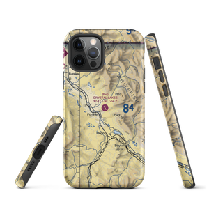 Crystal Lakes Resort Airport (01MT) VFR Sectional  Tough iPhone Case