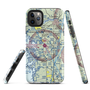 Crystal River Airport (CGC) VFR Sectional  Tough iPhone Case