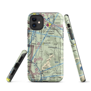 Cubehole Airport (3OR1) VFR Sectional  Tough iPhone Case