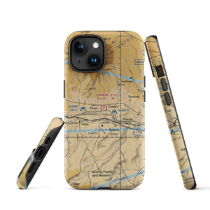 Cubero Airport (NM74) VFR Sectional  Tough iPhone Case