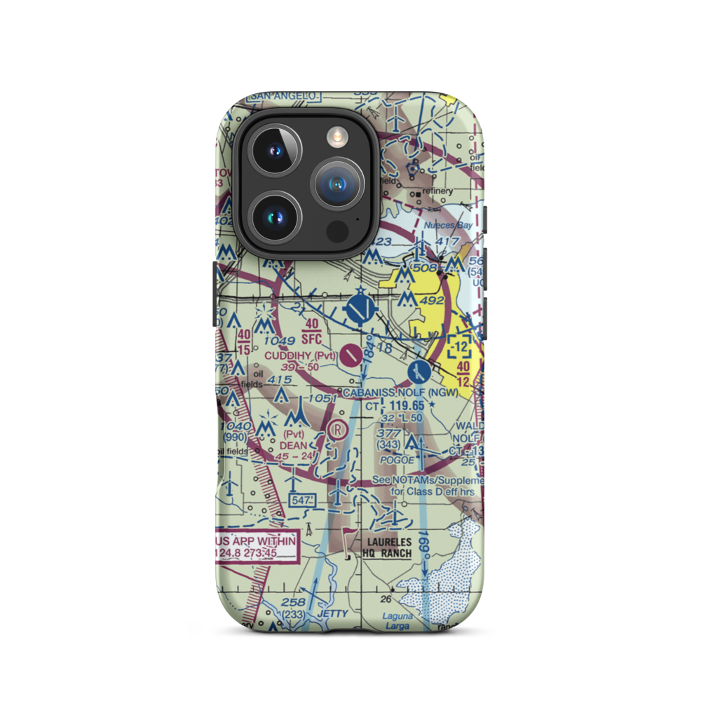 Cuddihy Field (07TE) VFR Sectional  Tough iPhone Case iPhone 16 Pro model shown