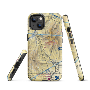 Cuddy Meadows Airport (ID77) VFR Sectional  Tough iPhone Case