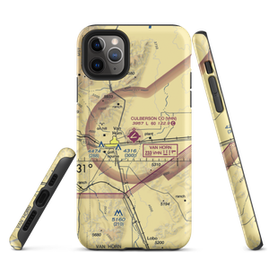 Culberson County Airport (VHN) VFR Sectional  Tough iPhone Case