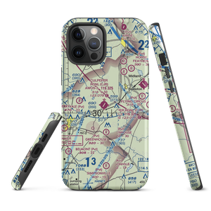 Culpeper Regional Airport (CJR) VFR Sectional  Tough iPhone Case