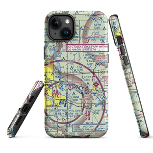 Cupp/Sjvs Landing Strip (8MI8) VFR Sectional  Tough iPhone Case