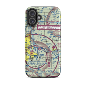 Cupp/Sjvs Landing Strip (8MI8) VFR Sectional  Tough iPhone Case