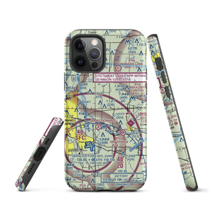 Cupp/Sjvs Landing Strip (8MI8) VFR Sectional  Tough iPhone Case