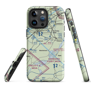 Curless Airport (IS08) VFR Sectional  Tough iPhone Case