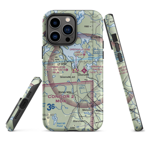 Currier's Seaplane Base (21M) VFR Sectional  Tough iPhone Case