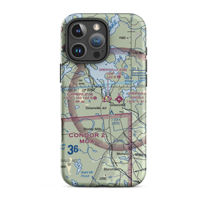 Currier's Seaplane Base (21M) VFR Sectional  Tough iPhone Case