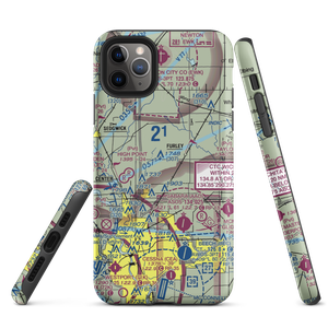 Curtis Airport (SN16) VFR Sectional  Tough iPhone Case