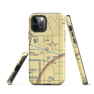 Curtis and Curtis Airport (65NM) VFR Sectional  Tough iPhone Case