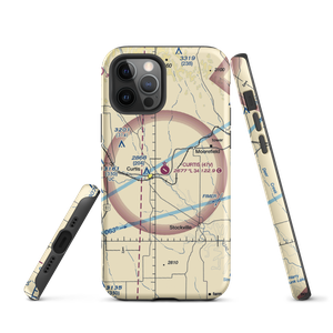 Curtis Municipal Airport (47V) VFR Sectional  Tough iPhone Case