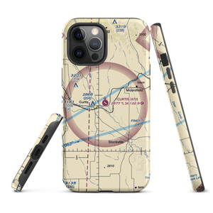 Curtis Municipal Airport (47V) VFR Sectional  Tough iPhone Case