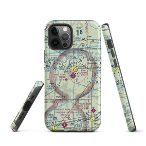 Cushing Municipal Airport (CUH) VFR Sectional  Tough iPhone Case