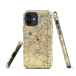 Custer County Airport (CUT) VFR Sectional  Tough iPhone Case