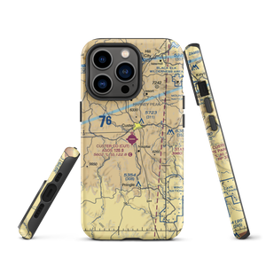 Custer County Airport (CUT) VFR Sectional  Tough iPhone Case