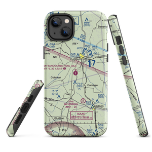 Cuthbert-Randolph Airport (25J) VFR Sectional  Tough iPhone Case