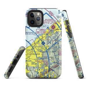 Cuyahoga County Airport (CGF) VFR Sectional  Tough iPhone Case