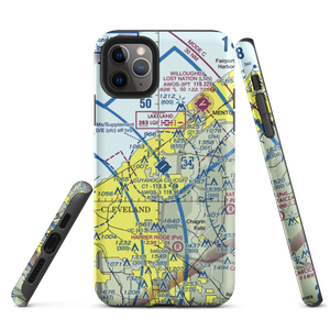 Cuyahoga County Airport (CGF) VFR Sectional  Tough iPhone Case