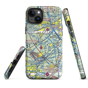 Cyber Density Balloon Spot Balloonport (35JY) VFR Sectional  Tough iPhone Case