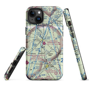 Cynthiana-Harrison County Airport (0I8) VFR Sectional  Tough iPhone Case