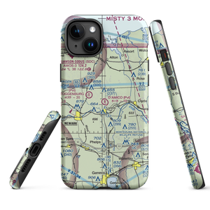 D'Amico Airport (NY13) VFR Sectional  Tough iPhone Case