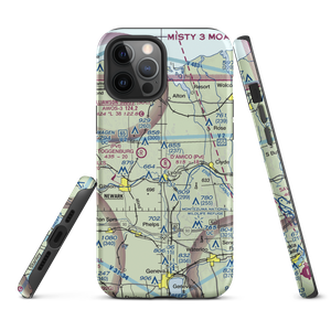 D'Amico Airport (NY13) VFR Sectional  Tough iPhone Case