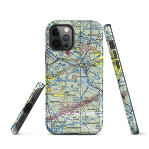 D.Evans Farm Airport (PA73) VFR Sectional  Tough iPhone Case