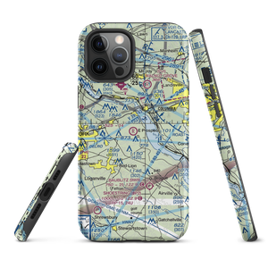 D.Evans Farm Airport (PA73) VFR Sectional  Tough iPhone Case