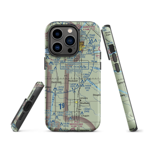 Dad's Field (IA33) VFR Sectional  Tough iPhone Case