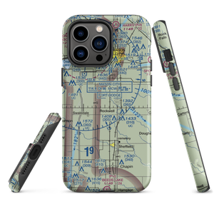 Dad's Field (IA33) VFR Sectional  Tough iPhone Case