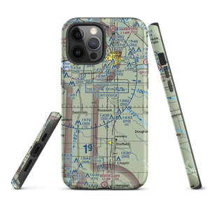 Dad's Field (IA33) VFR Sectional  Tough iPhone Case