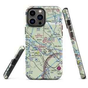 Dale Curten Farm Airport (37LL) VFR Sectional  Tough iPhone Case