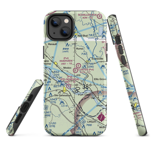 Dale Curten Farm Airport (37LL) VFR Sectional  Tough iPhone Case