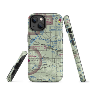 Dale Delight Airport (IA45) VFR Sectional  Tough iPhone Case