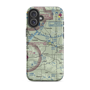 Dale Delight Airport (IA45) VFR Sectional  Tough iPhone Case